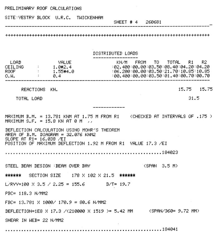 Commodore PET printout