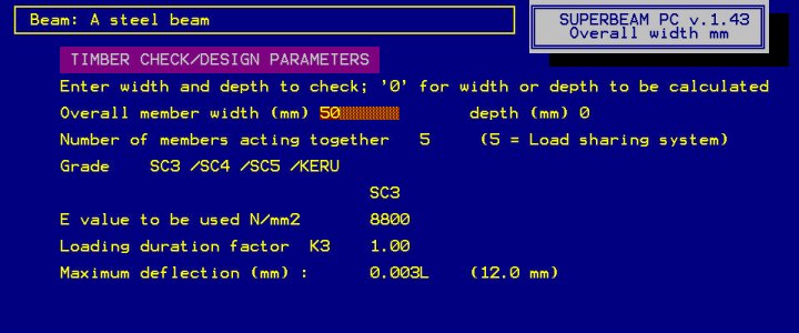 SuperBeam 1 timber design