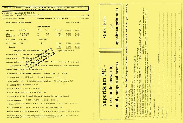 SuperBeam 1.50 order form